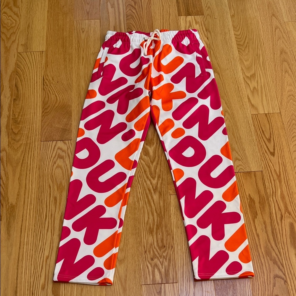 Dunkin’ donuts Medium Limited edition logo sweatpants , unisex Rare